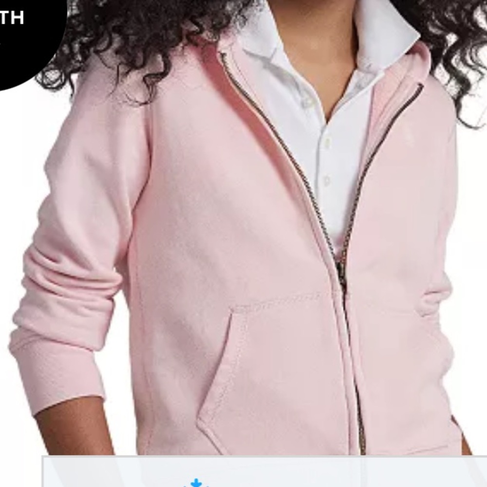 Lacoste Light Pink Zip-Up Hoodie - Picture 5 of 5